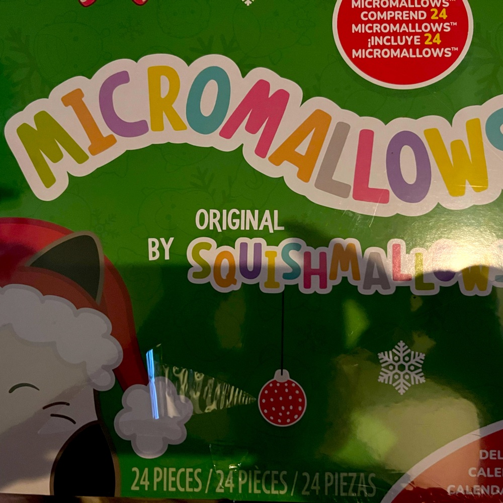 Squishmallows 24 piece advent calendar.